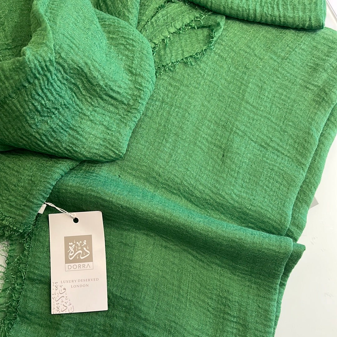 Dorra Cotton Crinkle Hijab KR-020 حجاب دُرَّة اليومي