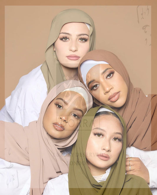 ألوان الحجاب التي تليق علي لون بشرتك