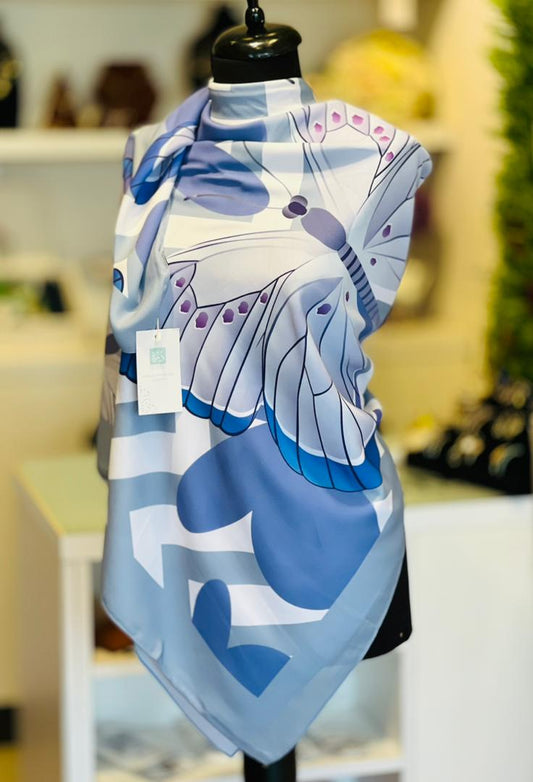 PREMIUM COTTON CHIFFON SCARF - DSCA21 - 130cm * 130cm