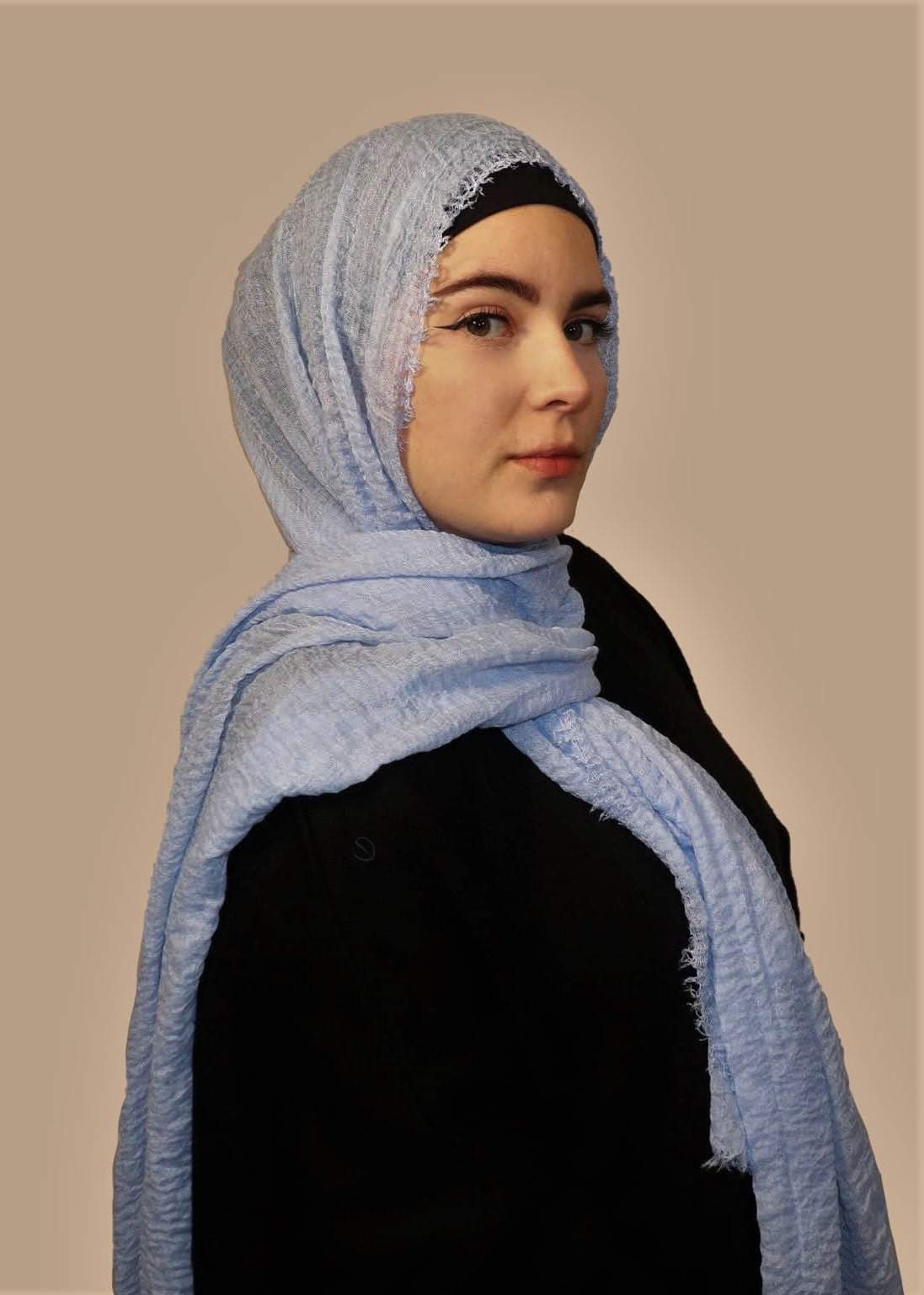 Dorra Cotton Crinkle Hijab KR-007 حجاب دُرَّة اليومي
